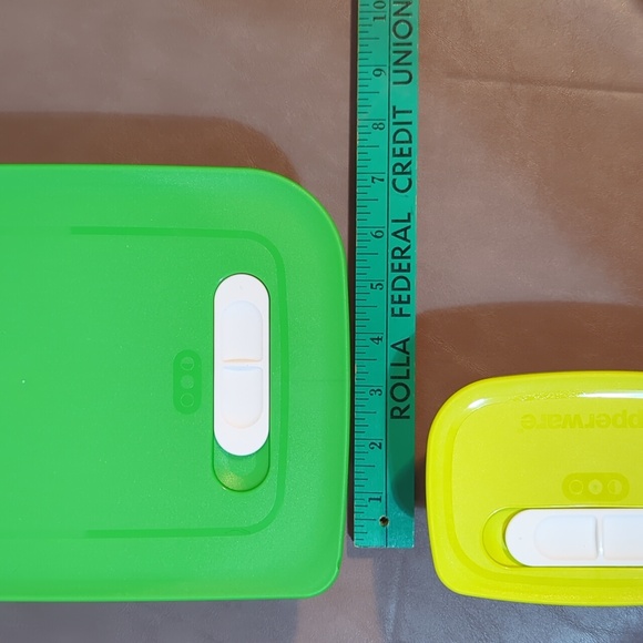 Tupperware Fridge Smart 4 Container Set Excellent Preowned Condition - Picture 14 of 16